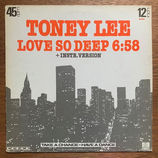 Toney Lee - Love So Deep