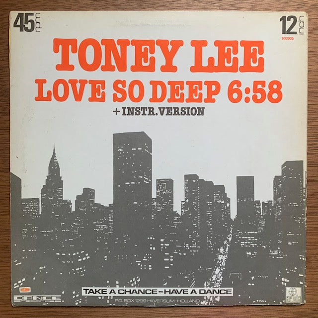 Toney Lee - Love So Deep