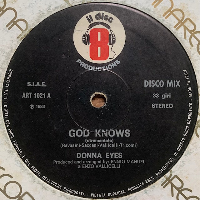 Donna Eyes - God Knows