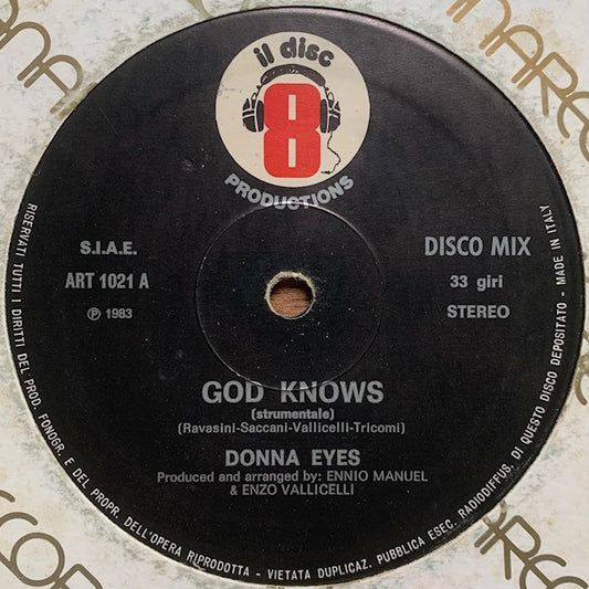 Donna Eyes - God Knows