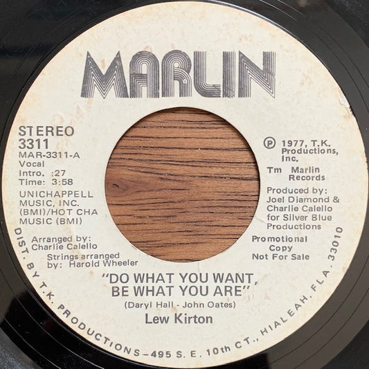 Lew Kirton - Do What You Want, Be What You Are