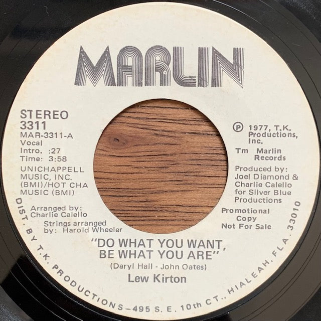 Lew Kirton - Do What You Want, Be What You Are