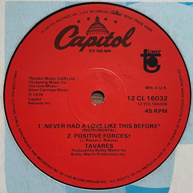 Tavares - Never Had A Love Like This Before
