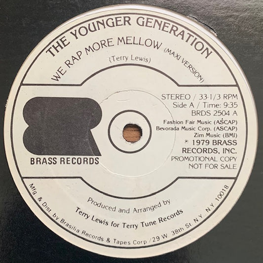 Younger Generation - We Rap More Mellow