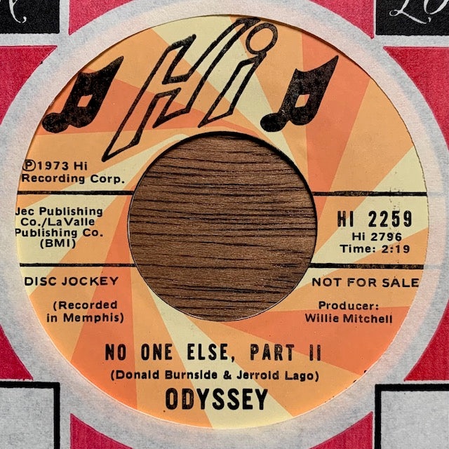 Odyssey - No One Else