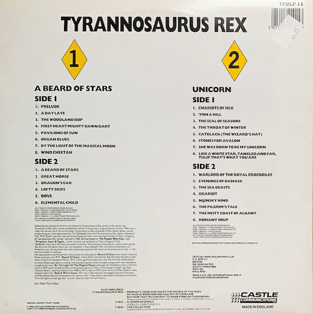 Tyrannosaurus Rex - A Beard Of Stars / Unicorn