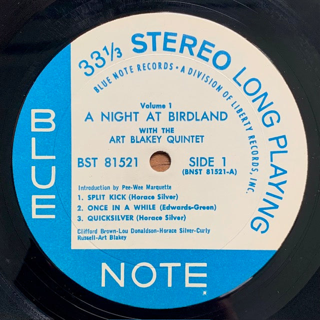 Art Blakey - A Night At Birdland, Volume 1