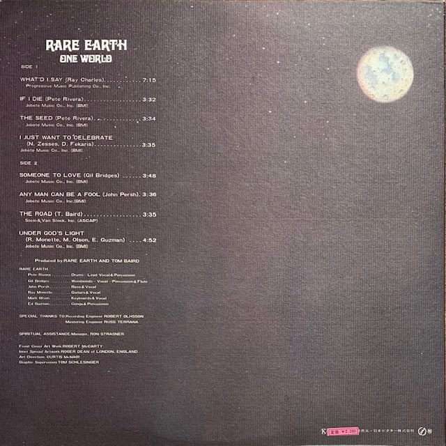 Rare Earth - One World