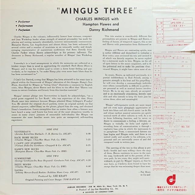 Charles Mingus - Mingus Three