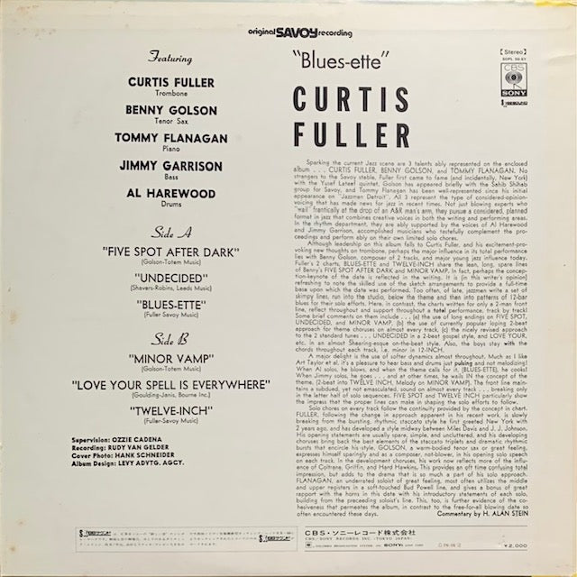 Curtis Fuller - Blues-ette