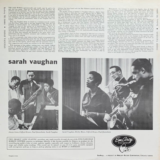 Sarah Vaughan - Sarah Vaughan