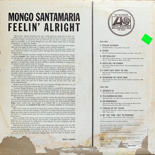 Mongo Santamaria - Feelin' Alright