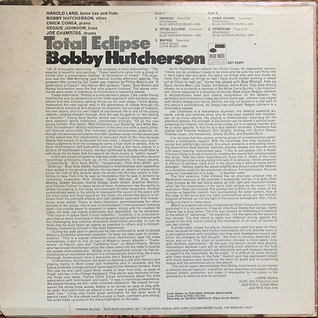 Bobby Hutcherson - Total Eclipse