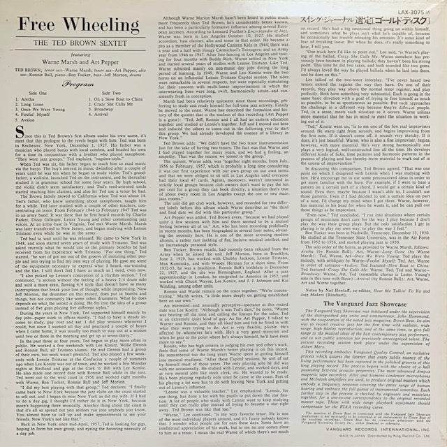 Ted Brown - Free Wheeling