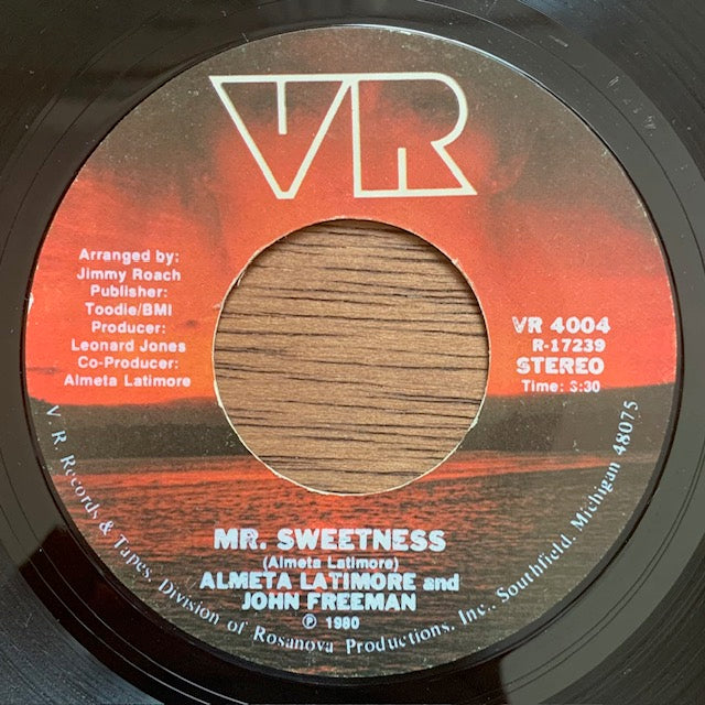 Almeta Latimore & John Freeman - Mr. Sweetness