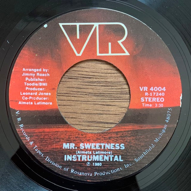 Almeta Latimore & John Freeman - Mr. Sweetness