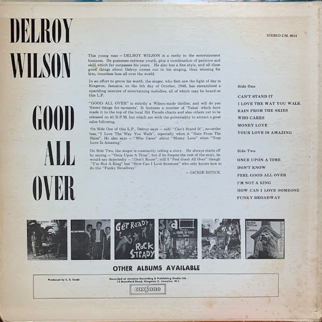 Delroy Wilson - Good All Over