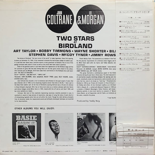 John Coltrane / Lee Morgan - Two Stars At Birdland