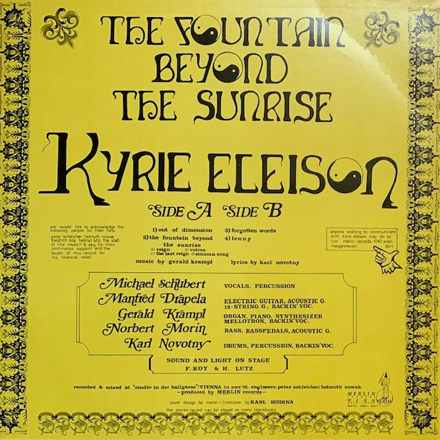 Kyrie Eleison - The Fountain Beyond The Sunrise