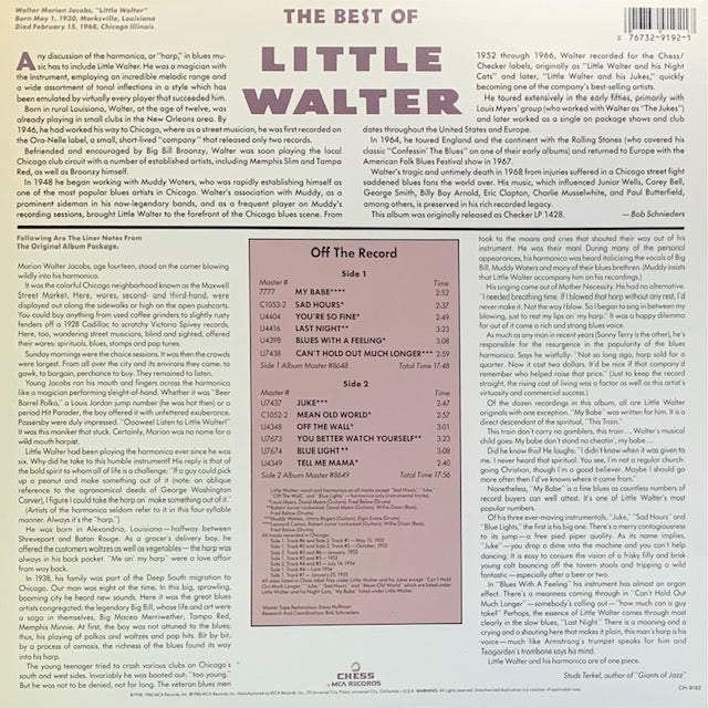 Little Walter - The Best Of Little Walter