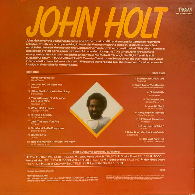 John Holt - 20 Golden Love Songs