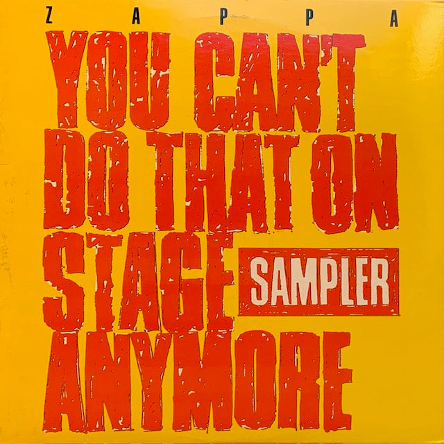 Frank Zappa - You Can't Do That On Stage Anymore (Sampler)