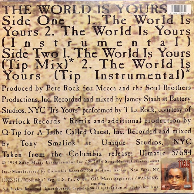 Nas - The World Is Yours