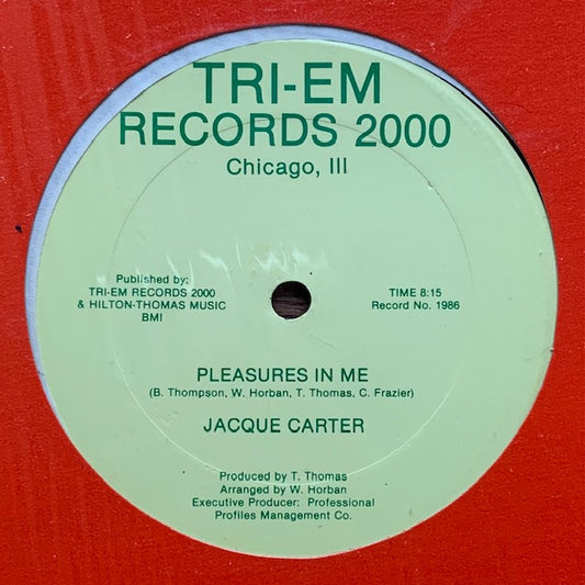 Jacque Carter - Pleasures In Me