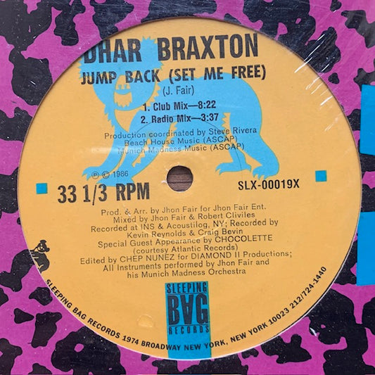 Dhar Braxton - Jump Back (Set Me Free)