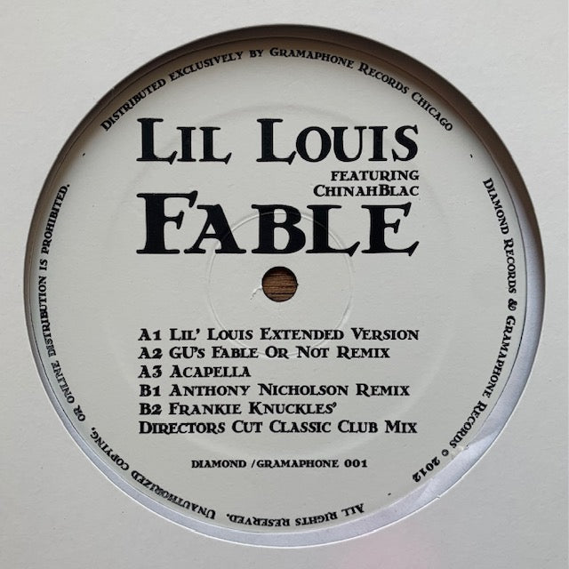 Lil Louis – Fable レコード USED]LIL LOUIS / FABLE / 12