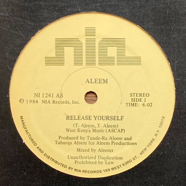 Aleem - Release Yourself – hair & music parlour FAM