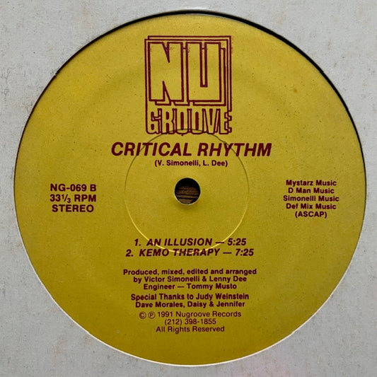 Critical Rhythm - I'm In Love With You