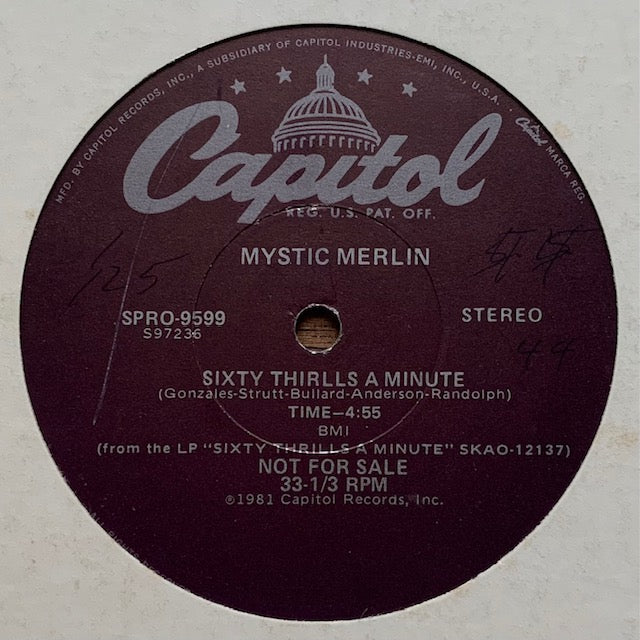Mystic Merlin - Sixty Thrills A Minute