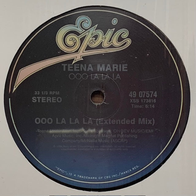 Teena Marie - Ooo La La La