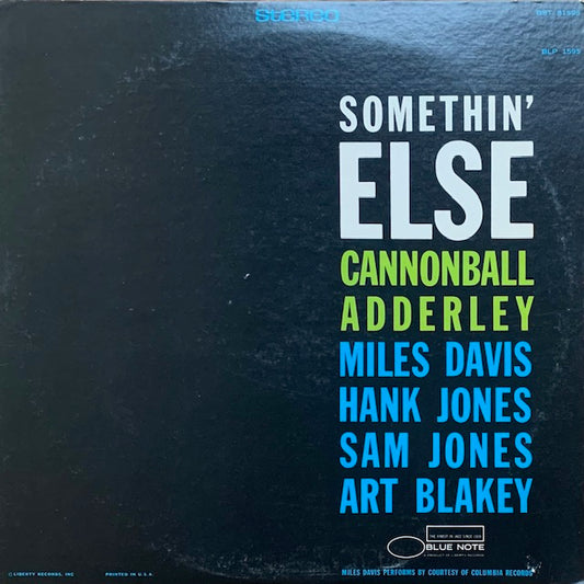 Cannonball Adderley - Somethin' Else