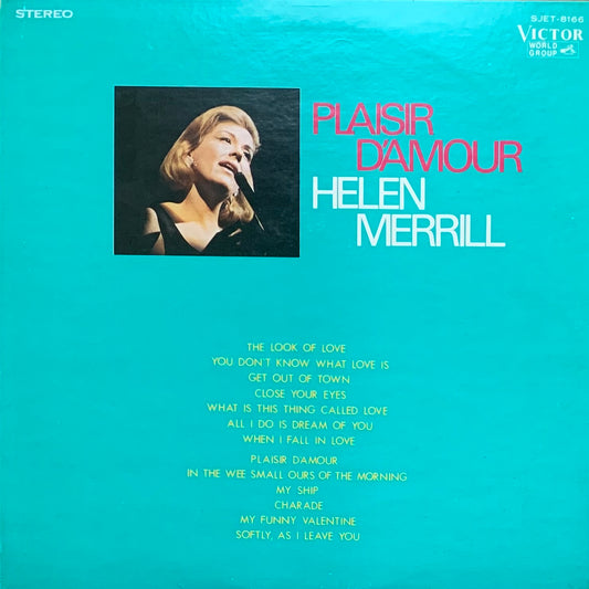 Helen Merrill - Plaisir D'Amour (恋のよろこび)
