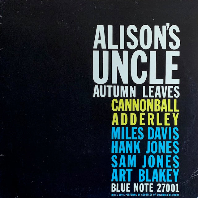 Cannonball Adderley - Alison's Uncle / Autumn Leaves