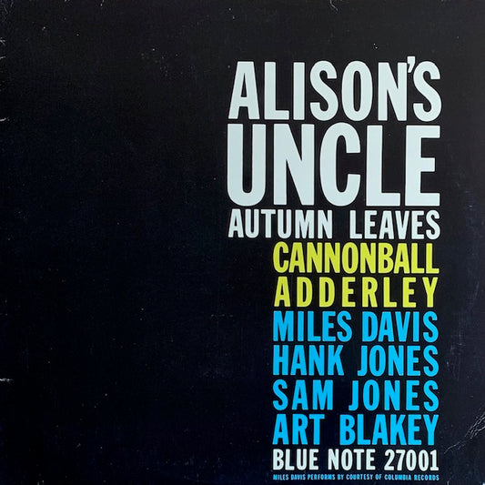 Cannonball Adderley - Alison's Uncle / Autumn Leaves
