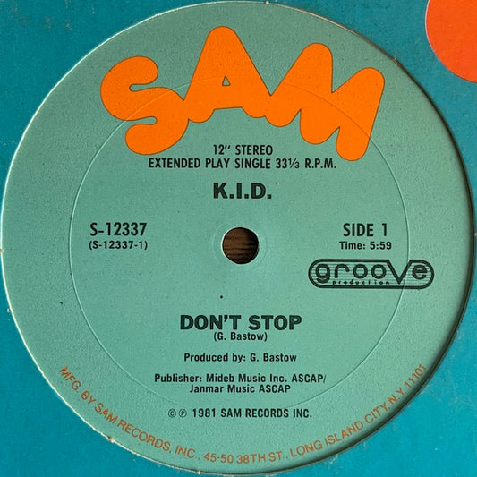 K.I.D. - Don't Stop