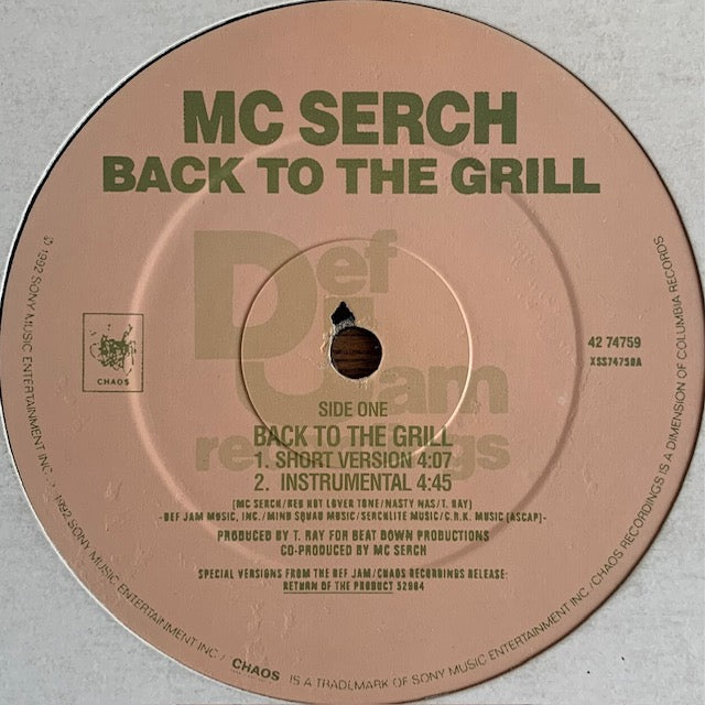 MC Serch - Back To The Grill