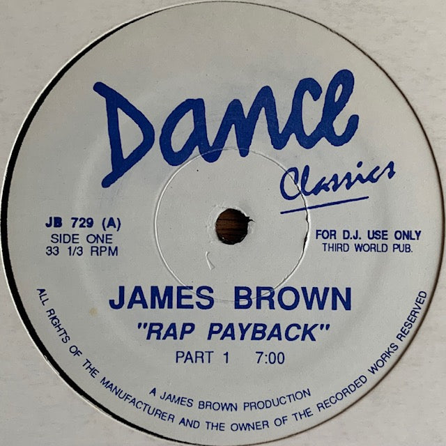 James Brown - Rapp Payback