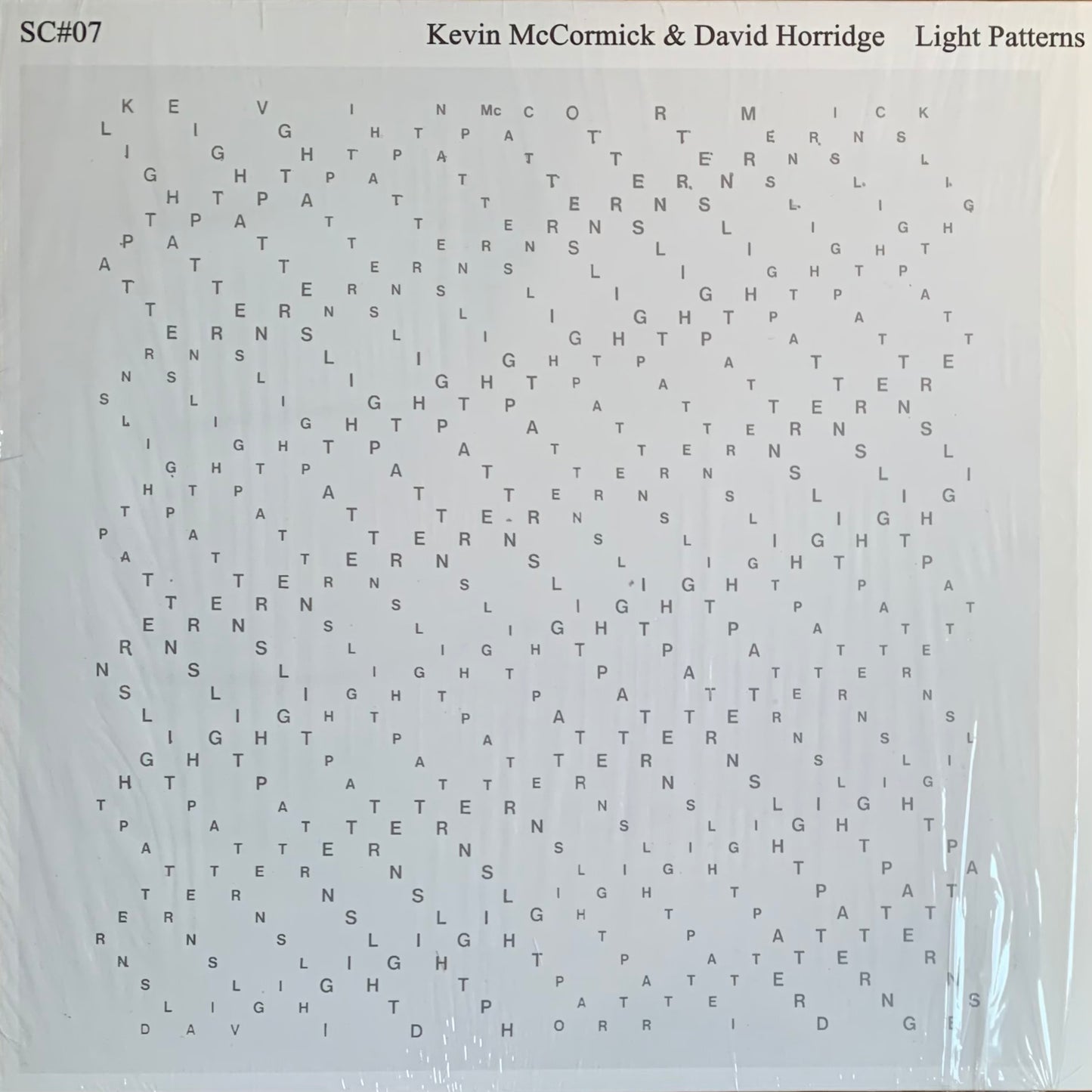 Kevin McCormick & David Horridge - Light Patterns