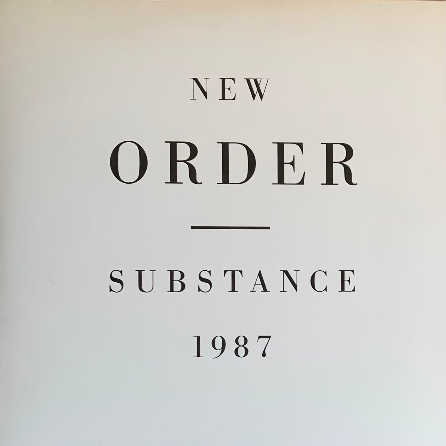 New Order - Substance