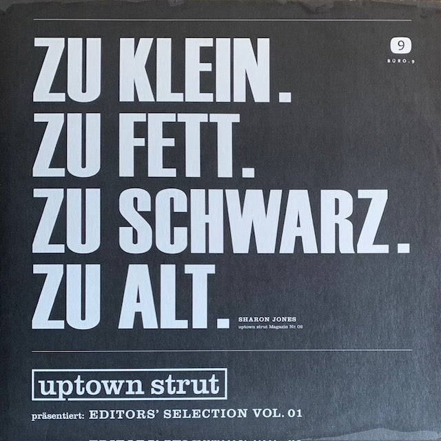 V.A. - Uptown Strut Präsentiert : Editors` Selection Vol . 01