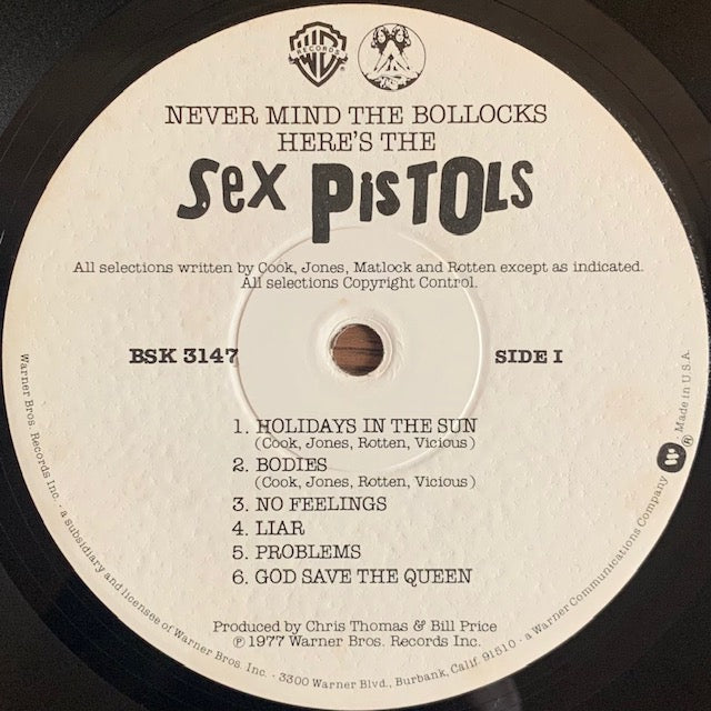Sex Pistols - Never Mind The Bollocks Here's The Sex Pistols