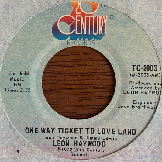 Leon Haywood - One Way Ticket To Love Land