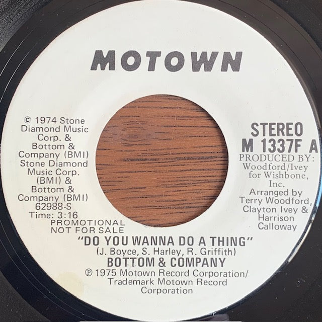 Bottom & Co. - Do You Wanna Do A Thing
