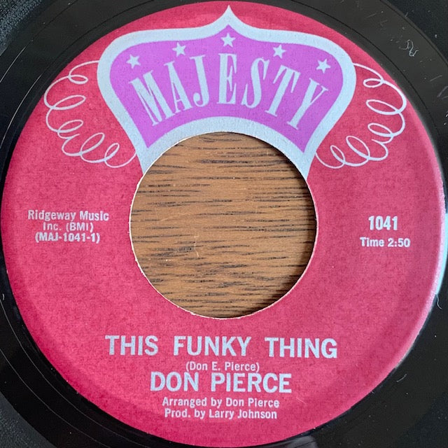 Don Pierce - This Funky Thing