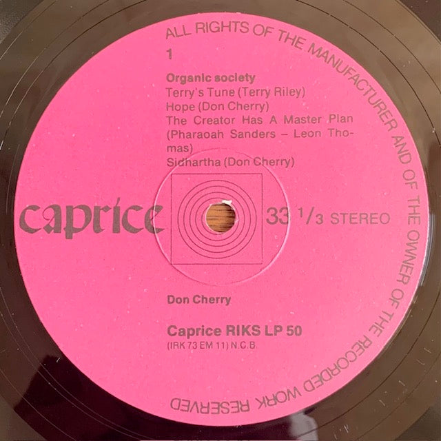 Don Cherry - Organic Music Society
