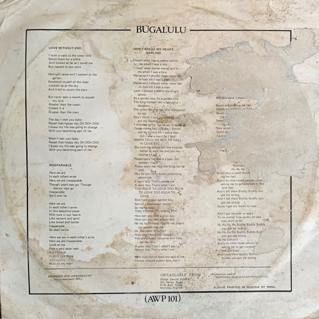Dennis MacDavid - Bugalulu: Love Without End